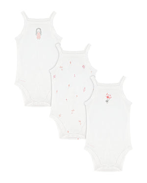 Girls Original Sleeveless Bodysuits