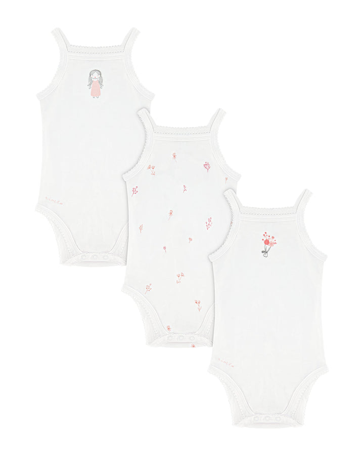 Girls Original Sleeveless Bodysuits