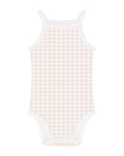 girls gingham sleeveless bodysuits