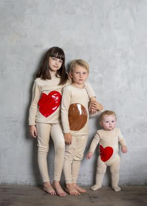 noggi patent circle velour pajamas