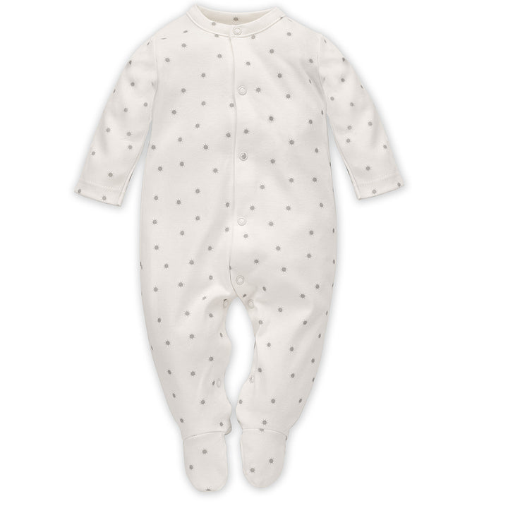 100% COTTON SNAP FRONT BABY FOOTIE