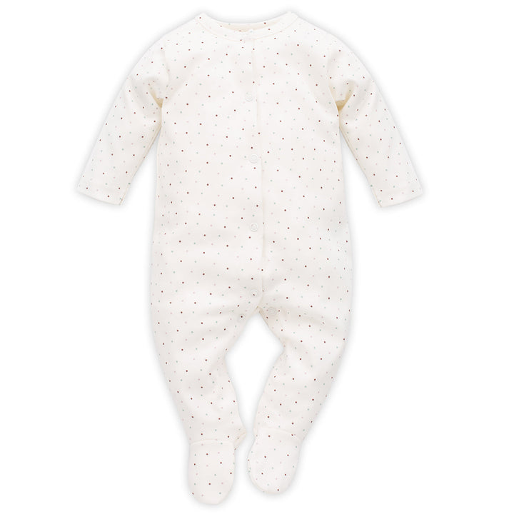 100% COTTON SNAP FRONT BABY FOOTIE