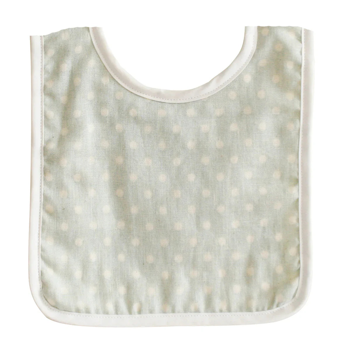 Alimrose Baby White Spot Baby Bib
