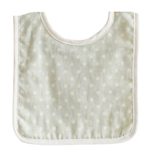 Alimrose Baby White Spot Baby Bib