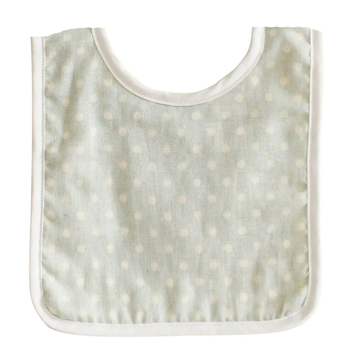 Alimrose Baby White Spot Baby Bib