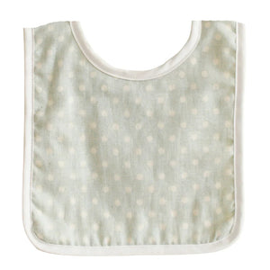 Alimrose Baby White Spot Baby Bib