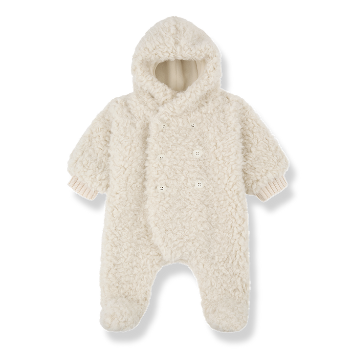 1+ in the Family Floriane Ecru Polar Suit