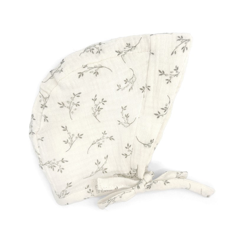Muslin Printed Baby Bonnet 0-3m