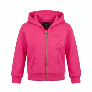 A breathtaking John Richmond Danisi zip-up sweatshirt showcasing immaculate designer detailing and a premium tailored fit pink
