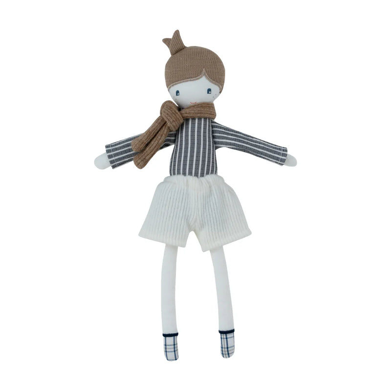 front view of the Kipp Baby Natural Joey plush comfort doll.
