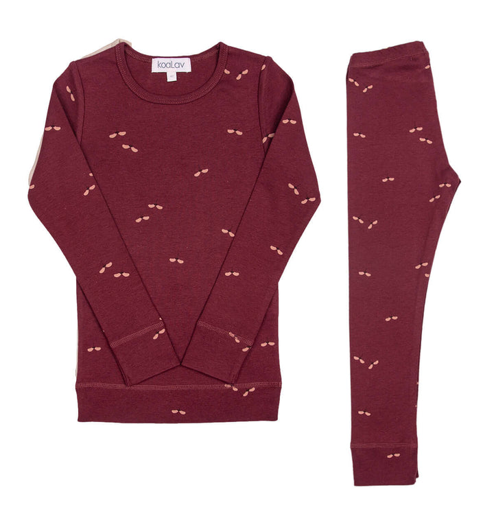 koalav dark brick seedfly loungewear