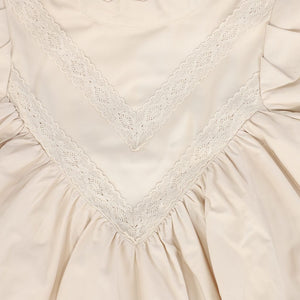 Francesca Guiliano - Taffeta Lace V Design Gown