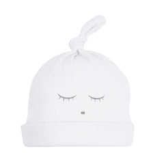 ivly in a pristine White hue featuring the signature Sleeping Cutie motif, meticulously crafted from cloud-soft Pim