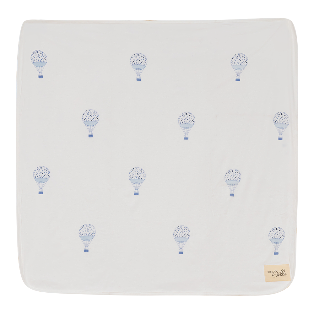 Bebe Bella Blue Hot Air Balloon Blanket