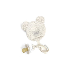 Sherpa Bear Pacifier Holder Toy