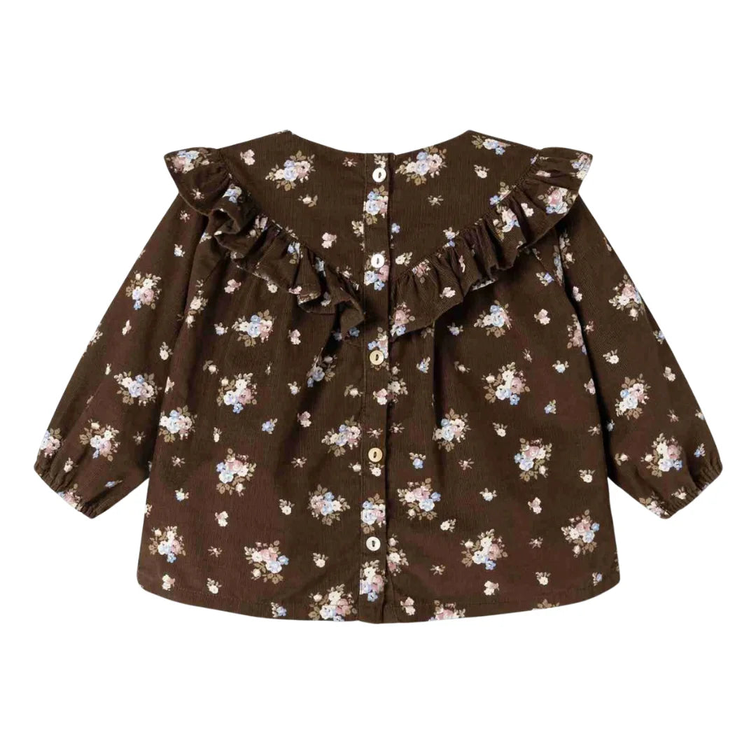 The clean back view of the MarMar Copenhagen kids long-sleeve top.