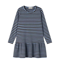 MarMar Copenhagen featuring a crisp "Blue Heaven" stripe and a graceful silhouette, expertly crafted for effortless everyday elegance and Scandinavian style.