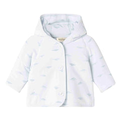 A front view of the MarMar Copenhagen cumu neutral jula quilted jacket.