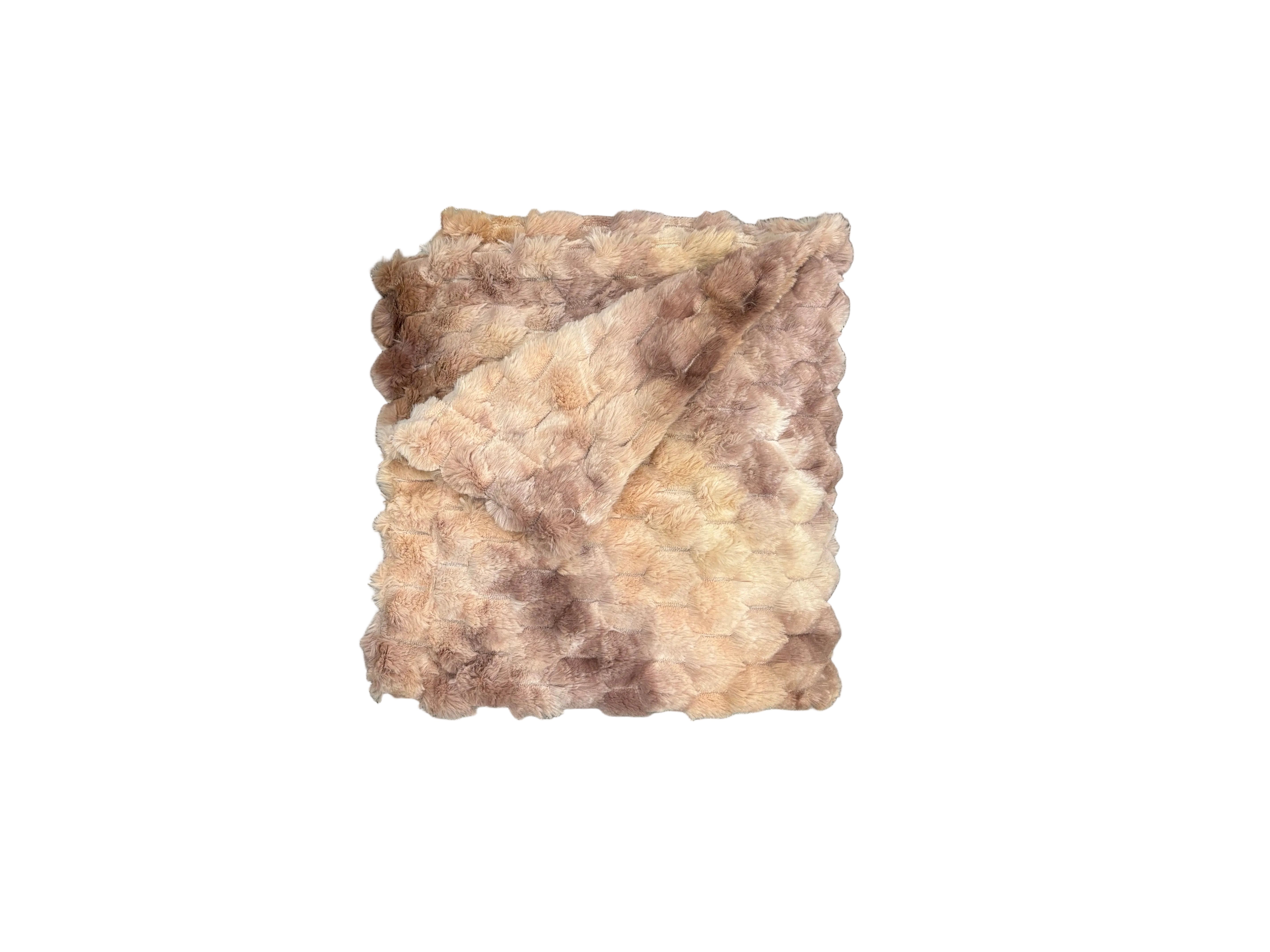 Ritz Mauve Bubbly Desing Blanket