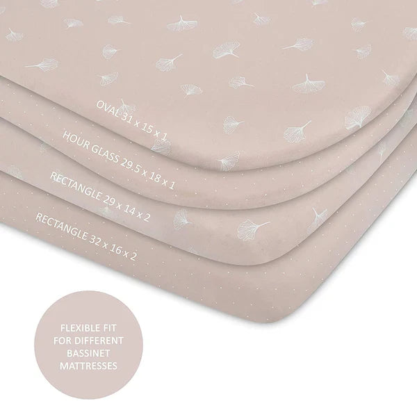 Ely's & Co Pink Pin Dot | Ginkgo Leaf 2 Pack Sheets