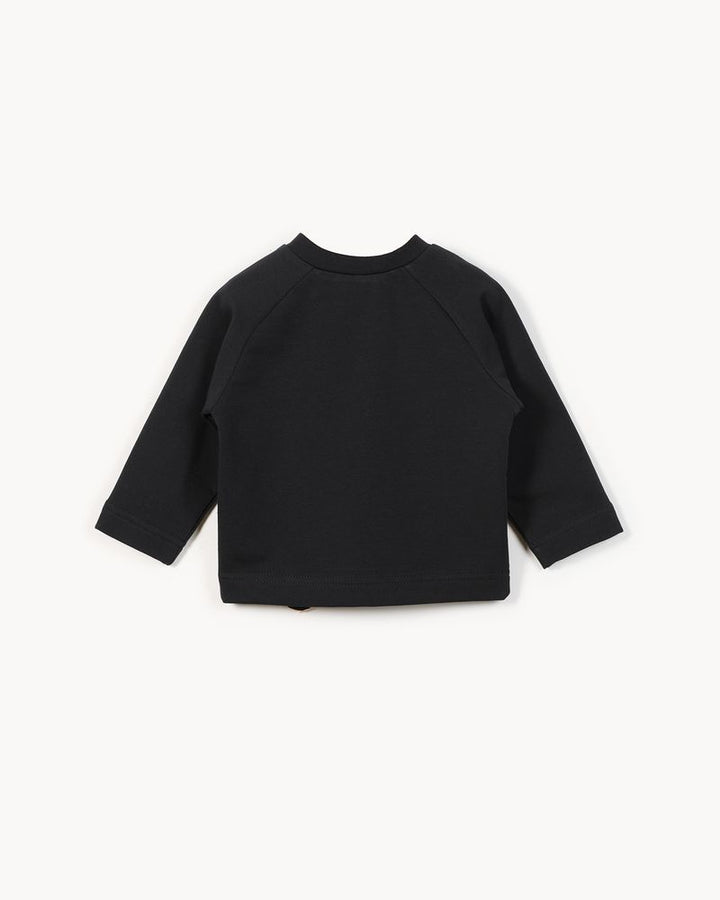 Yell-Oh Black Organic Cotton Sweatshirt