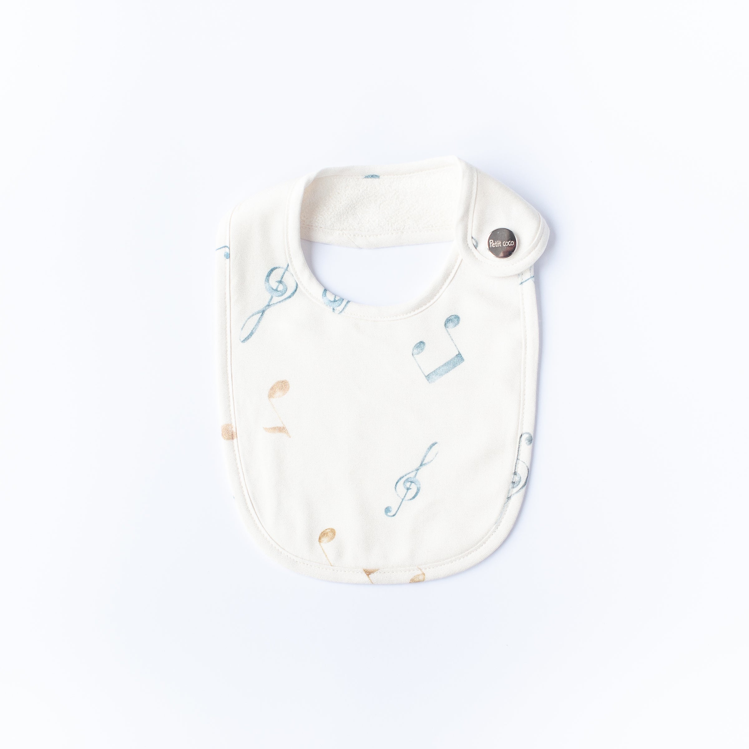 Petit Coco Retro Notes Baby Bib