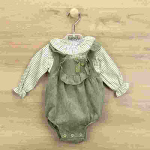 Babidu Baby Girl Organic Cotton Tank Top & Shirt with Ruffle