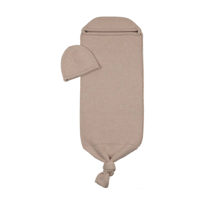 Peluche Pointelle Knit Cocoon Set