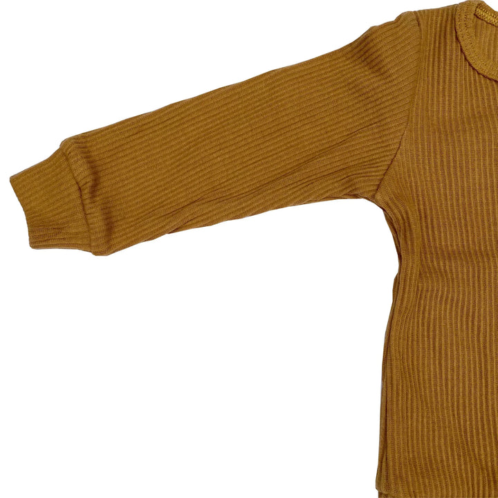 Clover + Bear Caramel Ribbed Two Piece Set