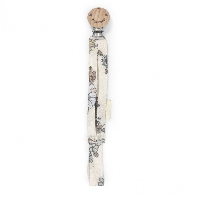 Wood and Liberty Print Pacifier Holder
