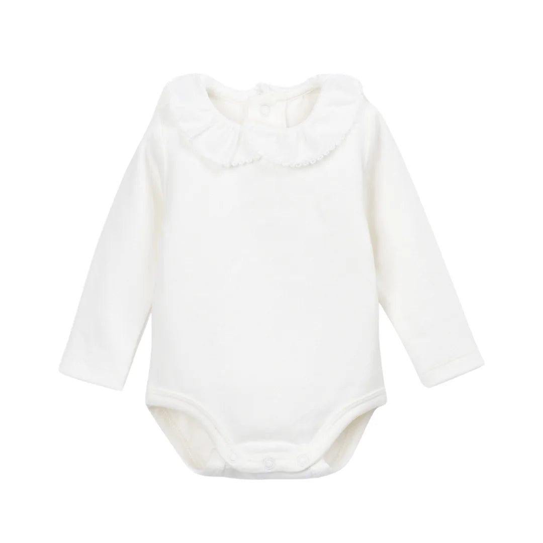 A front view of the Play Up rib body in white.