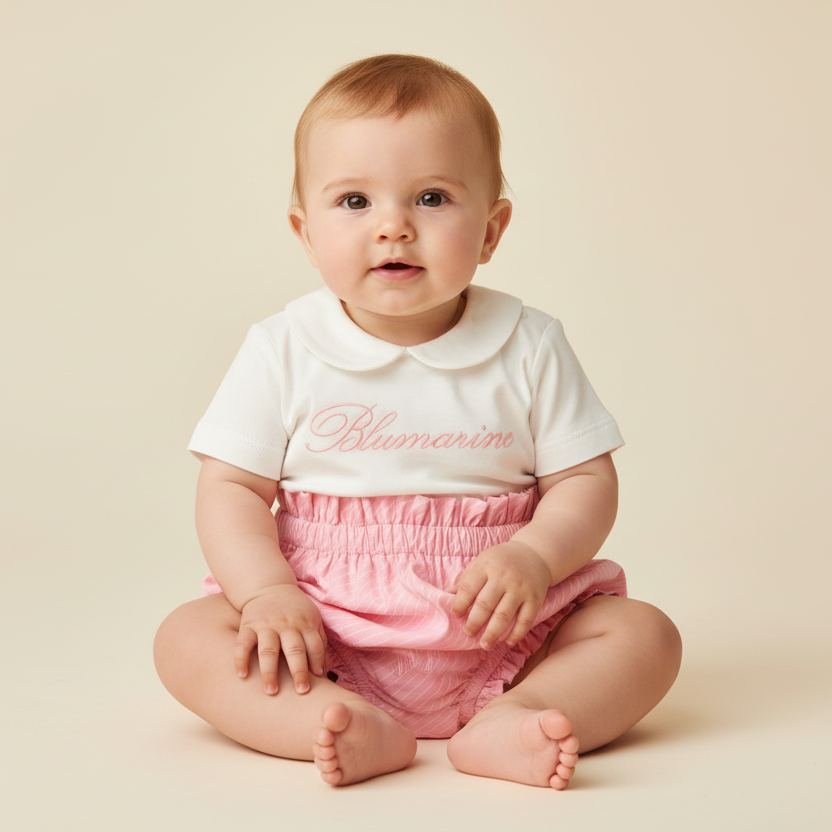 Miss Blumarine Bodysuit with Red Shorts