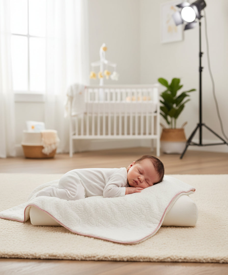 Baby Jacquard Blanket with Colored Edge