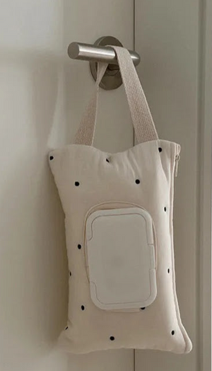 Cotton Quilted Wipes Holder