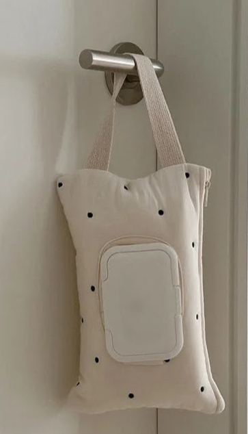 Cotton Quilted Wipes Holder