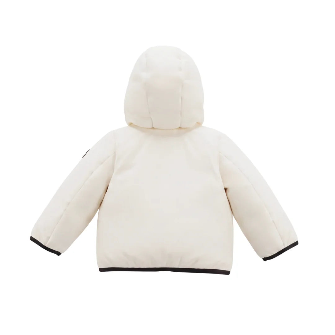 The clean back view of the Pramie winter jacket.