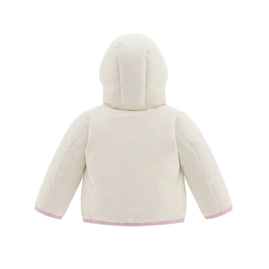 The clean back view of the Pramie winter jacket.