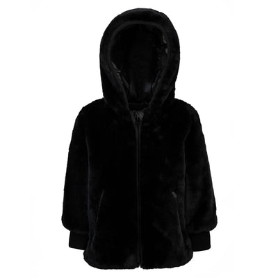 pramie black fur jacket