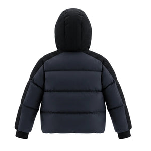 The clean back view of the Pramie boy's winter jacket.