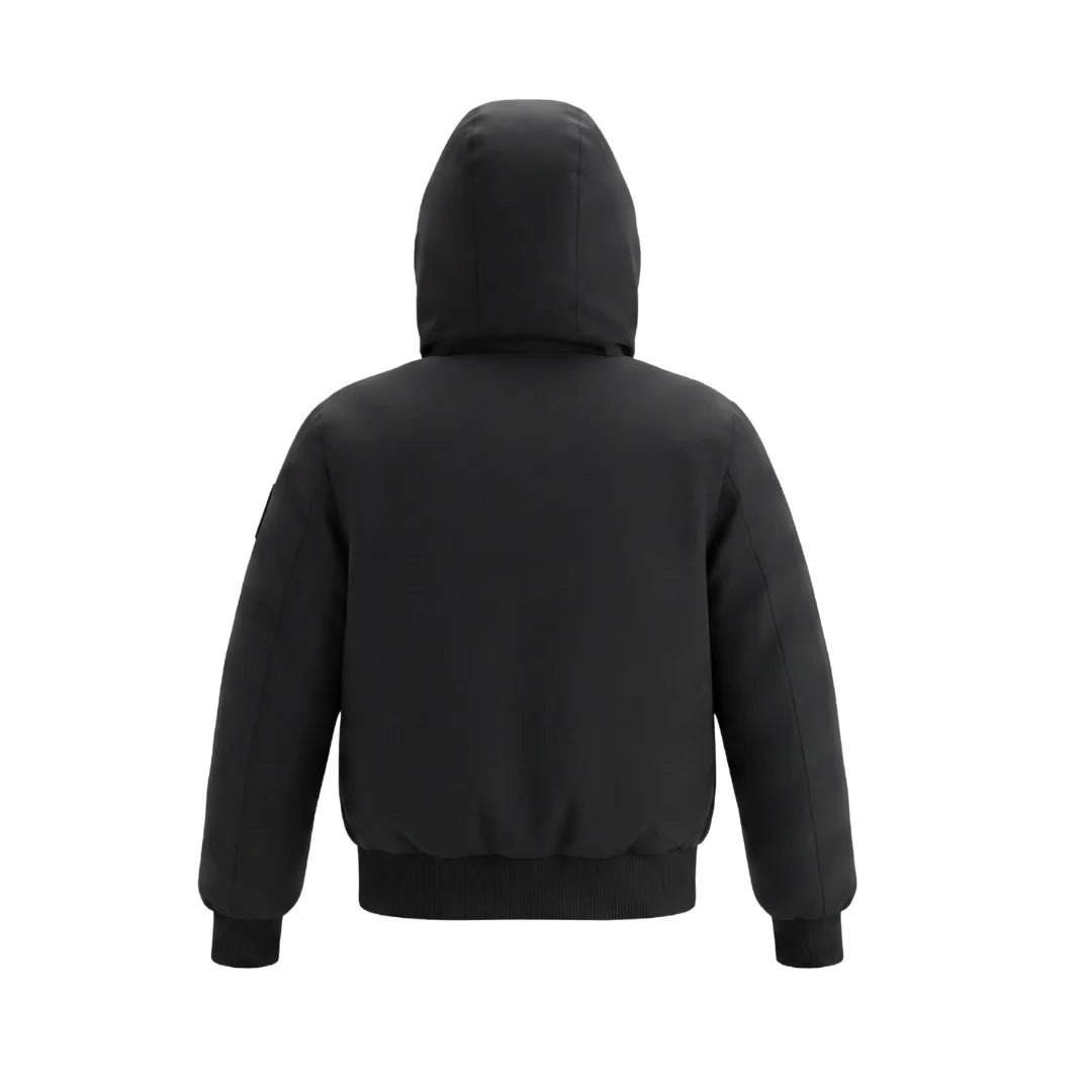 The clean back view of the Pramie boy's winter jacket.