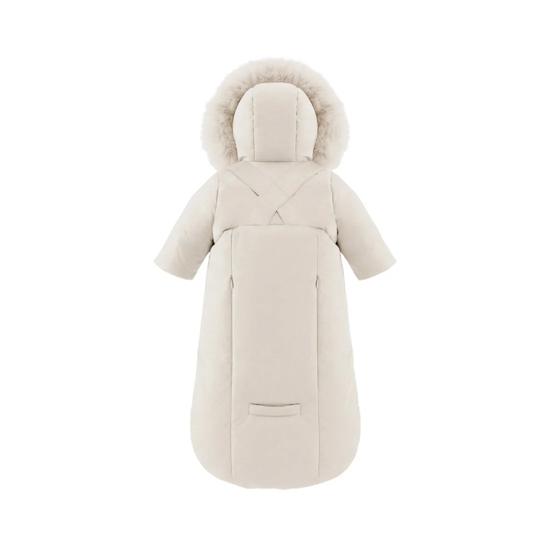 The clean back view of the Pramie boy's winter snow suit.