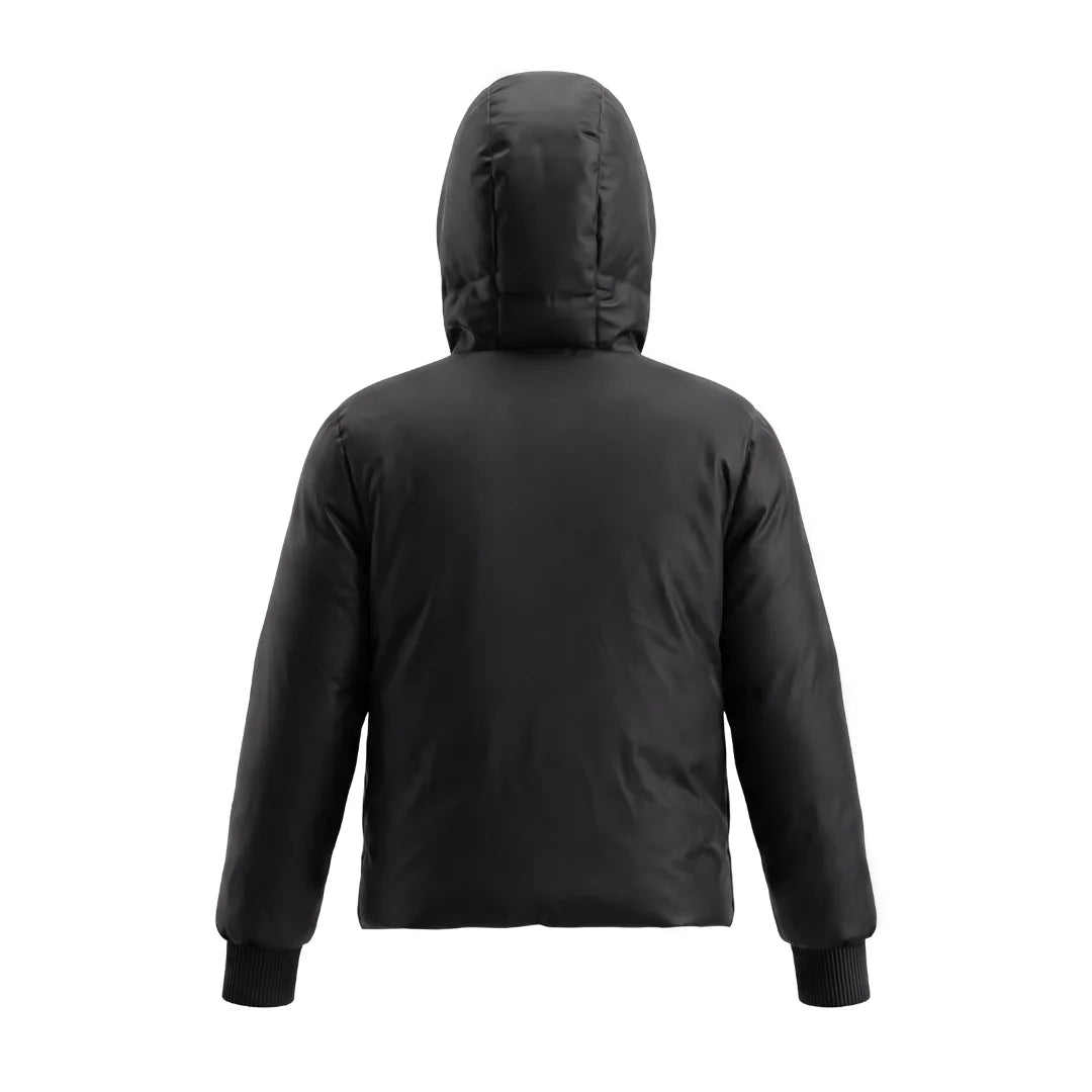 The clean back view of the Pramie winter jacket.