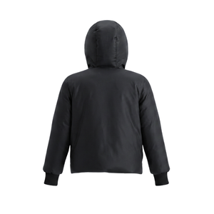 The clean back view of the Pramie winter jacket.