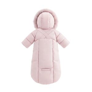 The clean back view of the Pramie girl's winter snow suit.