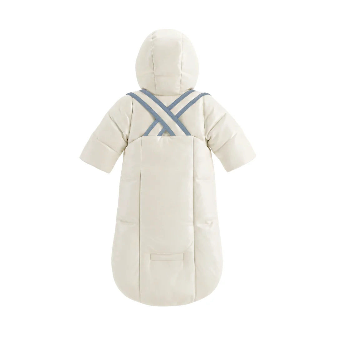 The clean back view of the Pramie winter snow suit.