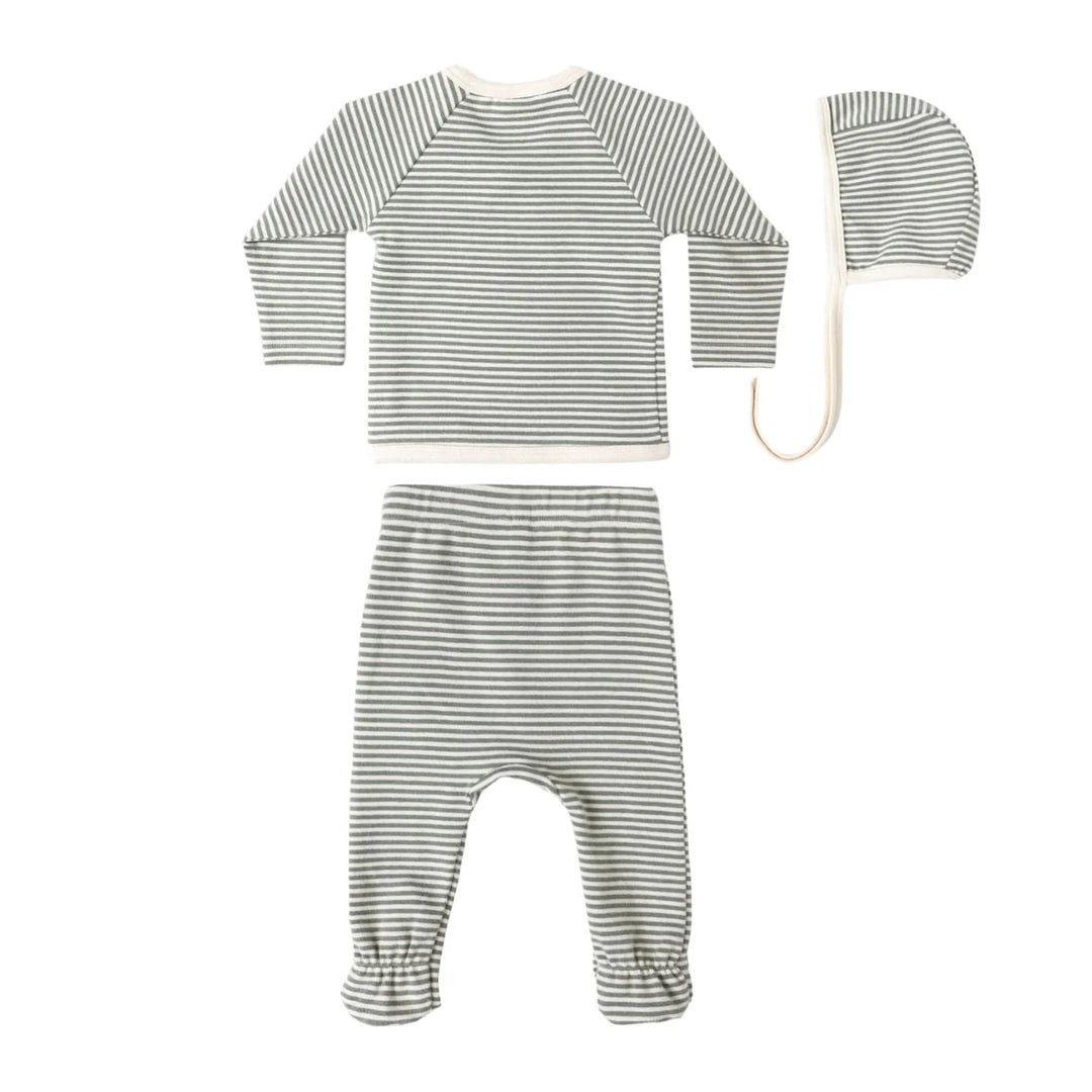 Quincy Mae Forest Stripe Take Me Home Set