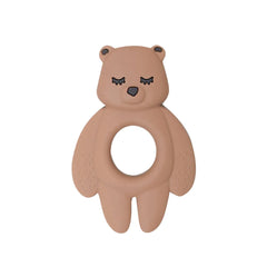 Livly Bear Teether Brown