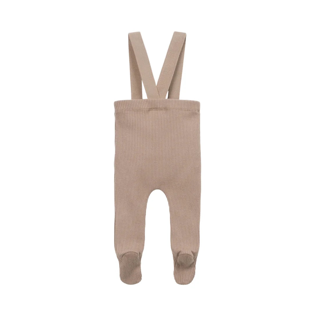 The clean back view highlighting the comfortable infant leggings silhouette.