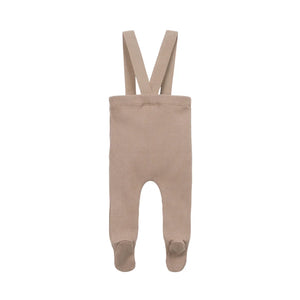 The clean back view highlighting the comfortable infant leggings silhouette.