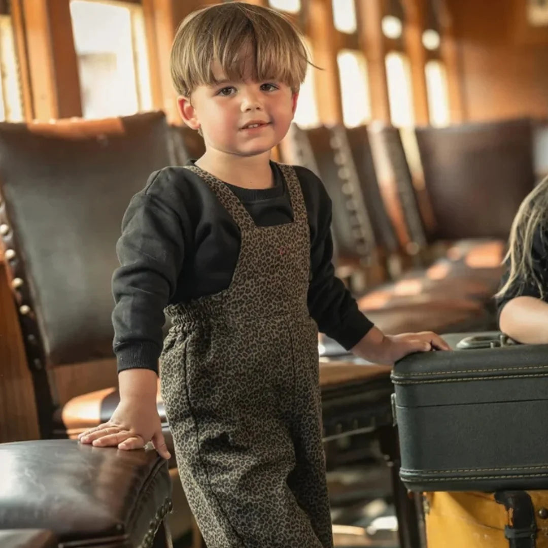 Mini Moda – Oak & Ash Dungarees | Earthy Neutral